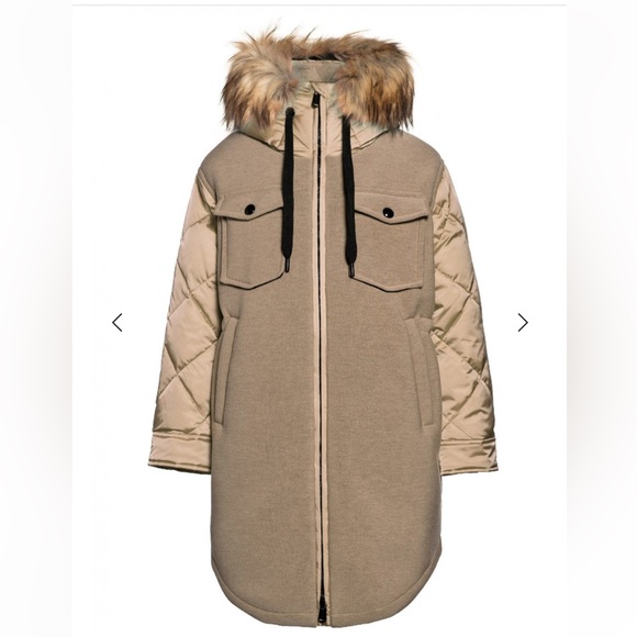 NWOT 
GOLDBERGH Cover Faux Fur Jacket in Desert
Goldbergh
Color:Desert
Size 12 - Picture 3 of 16